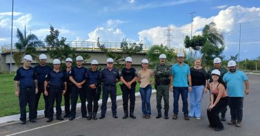 ETE Bela Vista recebe GCMs em experiência educativa sobre o sistema de saneamento