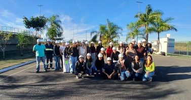 Alunos da Esalq aprofundam conhecimentos sobre saneamento em visita técnica à ETE Bela Vista