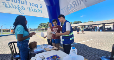 Mirante participa da Praça da Cidadania e leva orientações sobre saneamento à população de Piracicaba