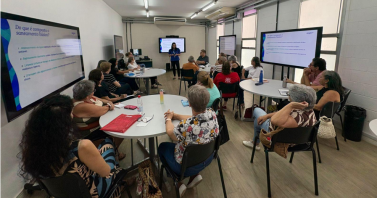 Mirante promove palestra sobre conscientização e tratamento de esgoto para alunos da Faculdade da 3ª Idade